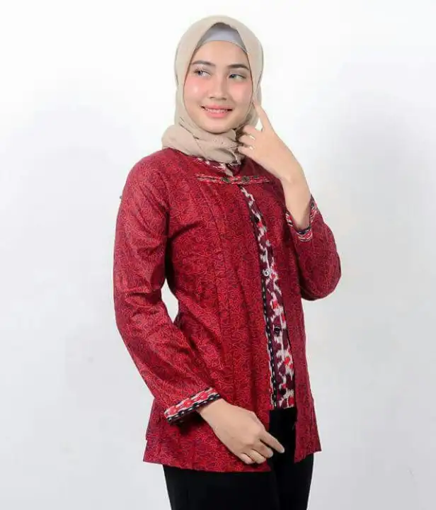 Paling Inspiratif Model Baju Batik Wanita Kerja