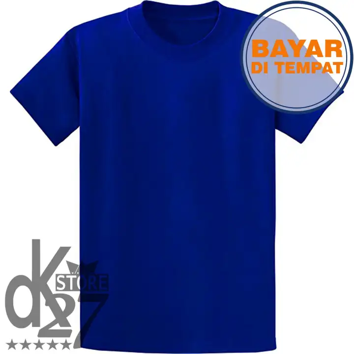 Dk Kaos Polos Distro O Neck Pendek Cotton Combed 20s Premium Unisex