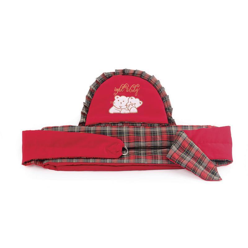 Inficlo SPV 243 Tas Pakaian Bayi - bahan twill - Murah & berkualitas (merah kom)