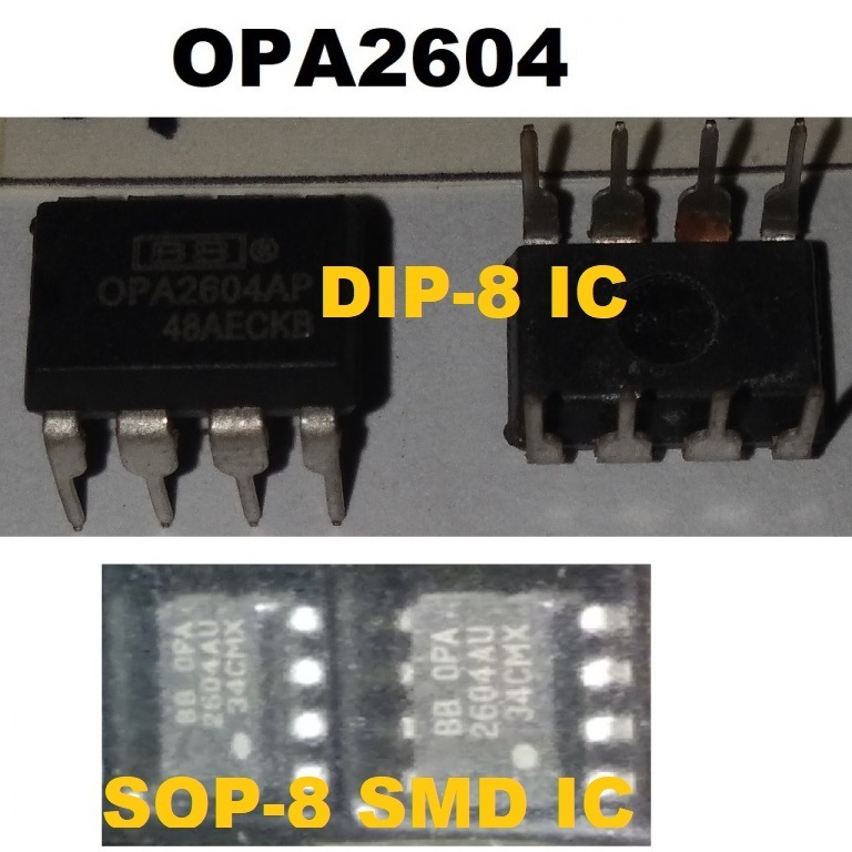 Low Distortion Dual Fet Input Opa2604 Opa2604au Dual Op Amp Dual Jet ...