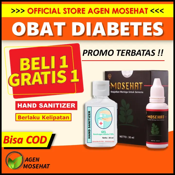 Mosehat Obat Herbal Diabetes Gula Darah Kencing Manis Terbaik Berkhasiat Lazada Indonesia