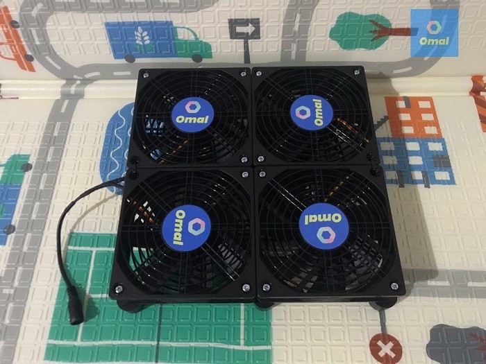 Extra Large Fan Cooling Wifi Router STB DVR Kipas Pendingin 12v DC ...