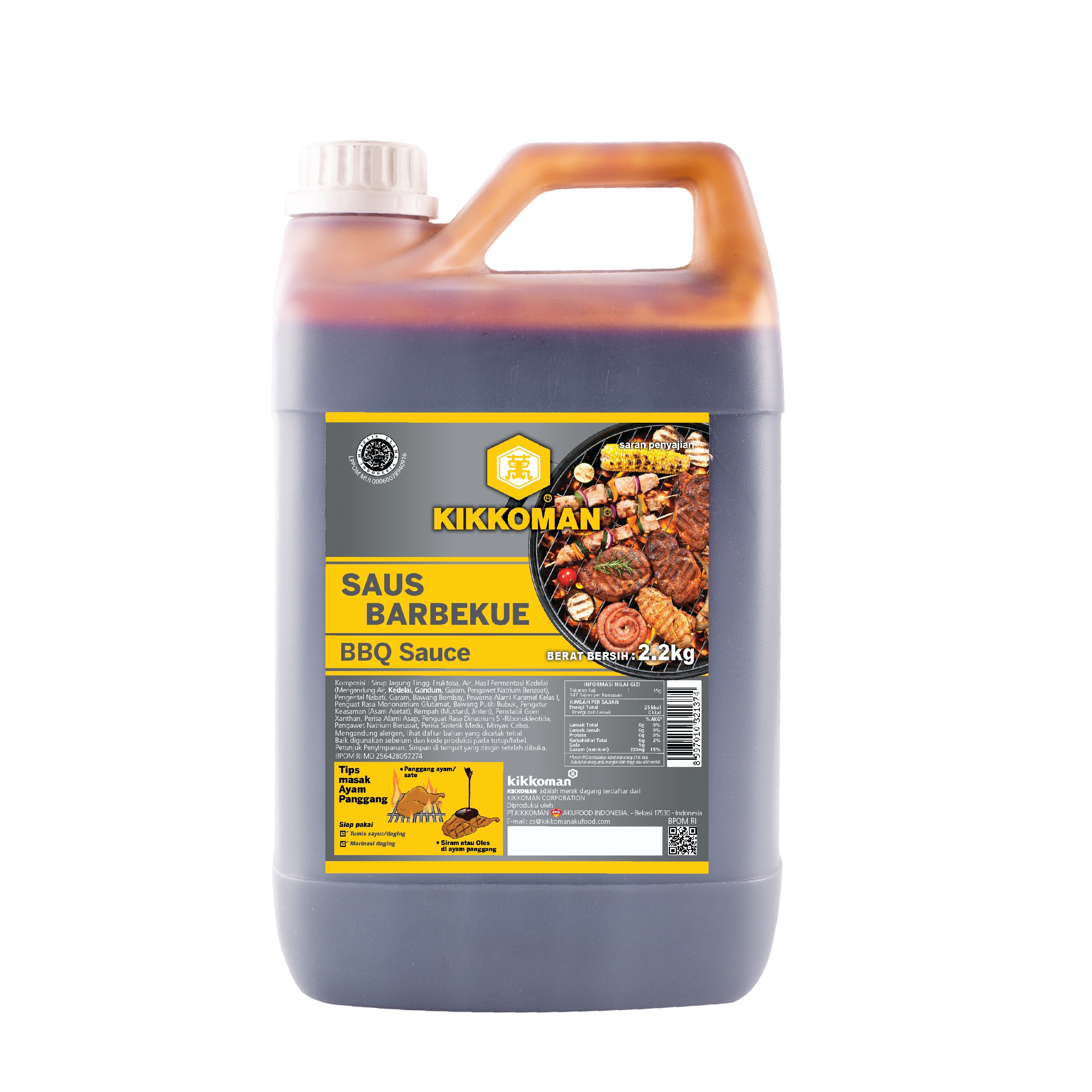 Kikkoman BBQ Sauce HALAL Jerigen 2L Lazada Indonesia