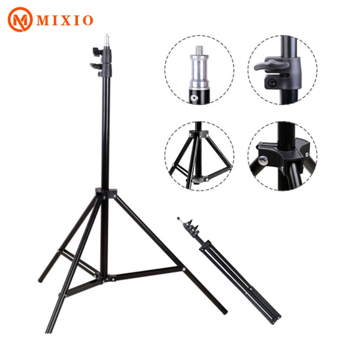 MIXIO TRIPOD 2.1M FOR RINGLIGHT / TRIPOD STAND KAMERA / TRIPOD BESI