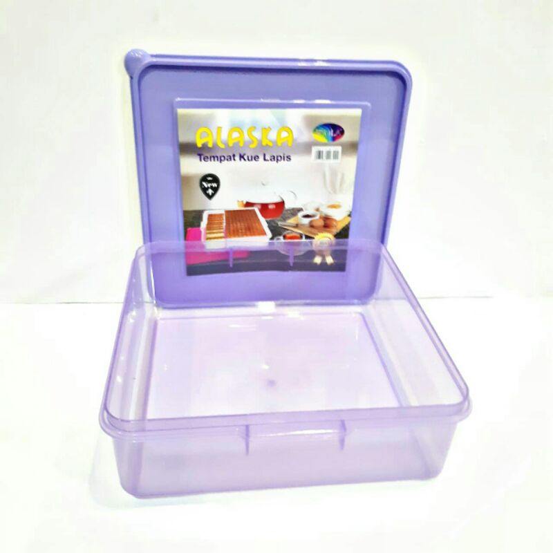 Tempat Kue Lapis Alaska Viola / Toples Sealware Segi | Lazada Indonesia