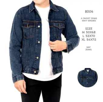 jaket jeans pria pull and bear