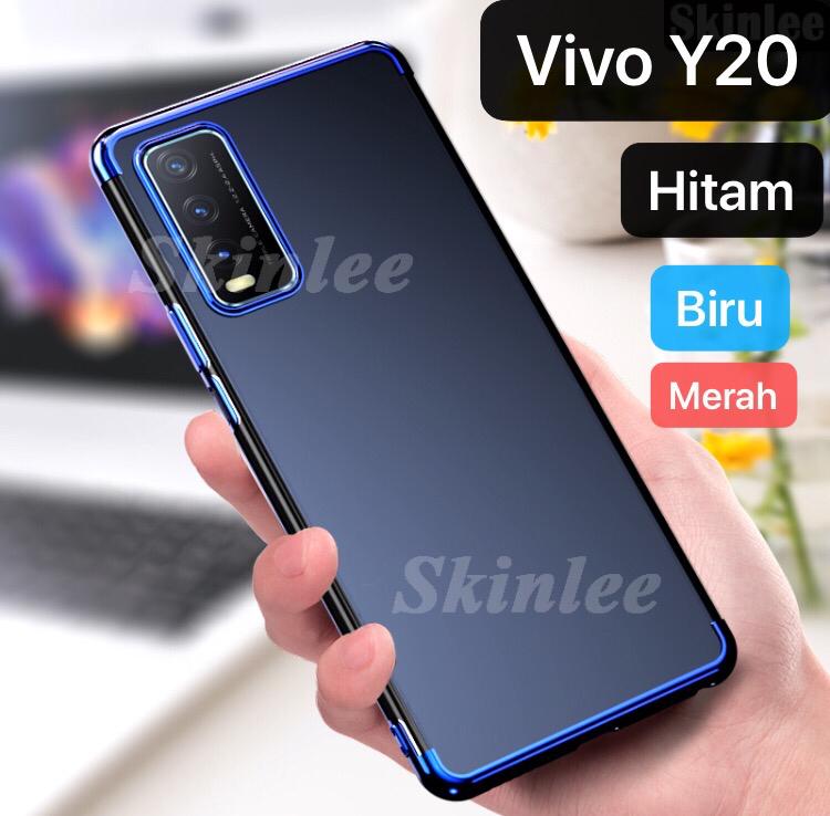 Case Vivo Y12s Y20 Clear Plating Cover Casing Handphone Silikon Soft Case Lazada Indonesia