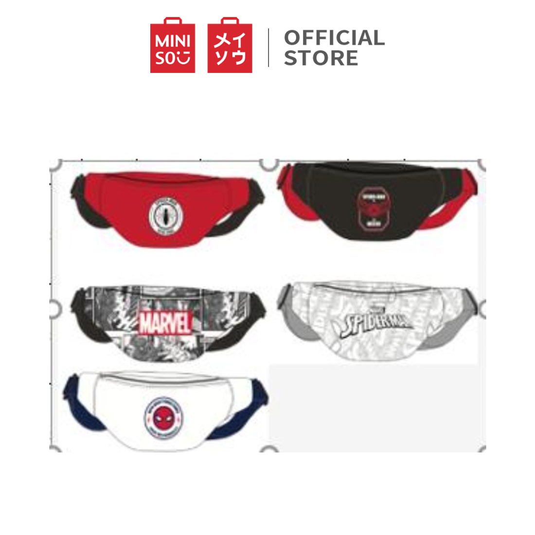 MINISO Marvel Tas Pinggang Waist Bag 