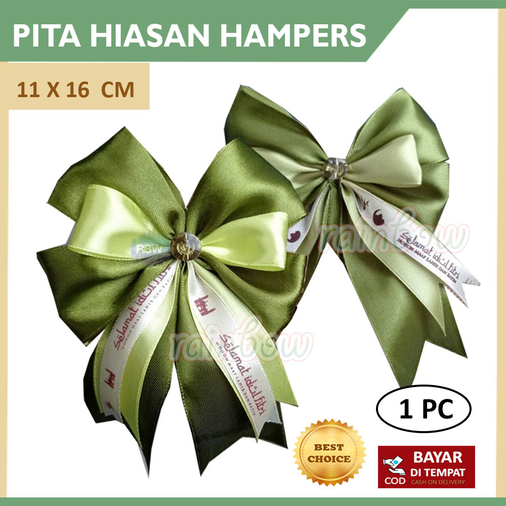 Pita Hiasan Parsel Hampers Parcel Ribbon Bingkisan Lebaran Idul Fitri ...