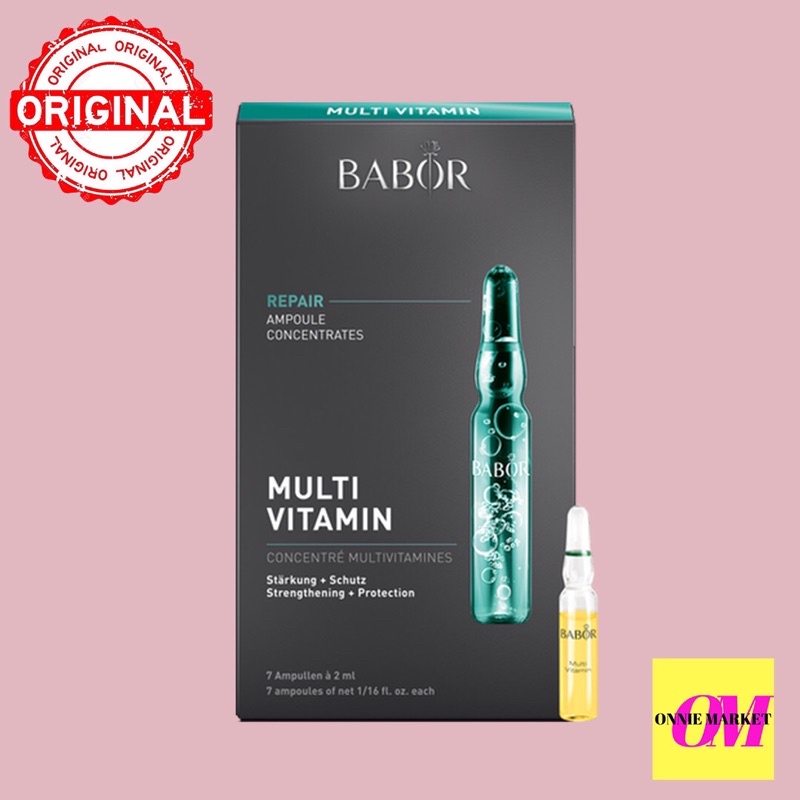 BABOR Multi Vitamin Ampoule Serum Concentrate 7 x 2 ml (14 ml) Lazada Indonesia