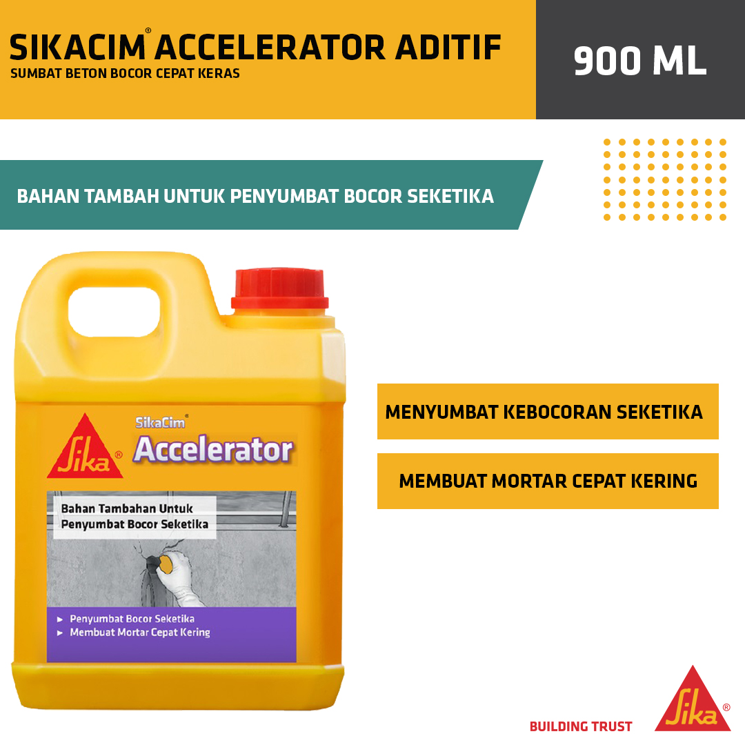 Sikacim Accelerator Aditif Sumbat Beton Bocor Cepat Keras Ml Lazada Indonesia