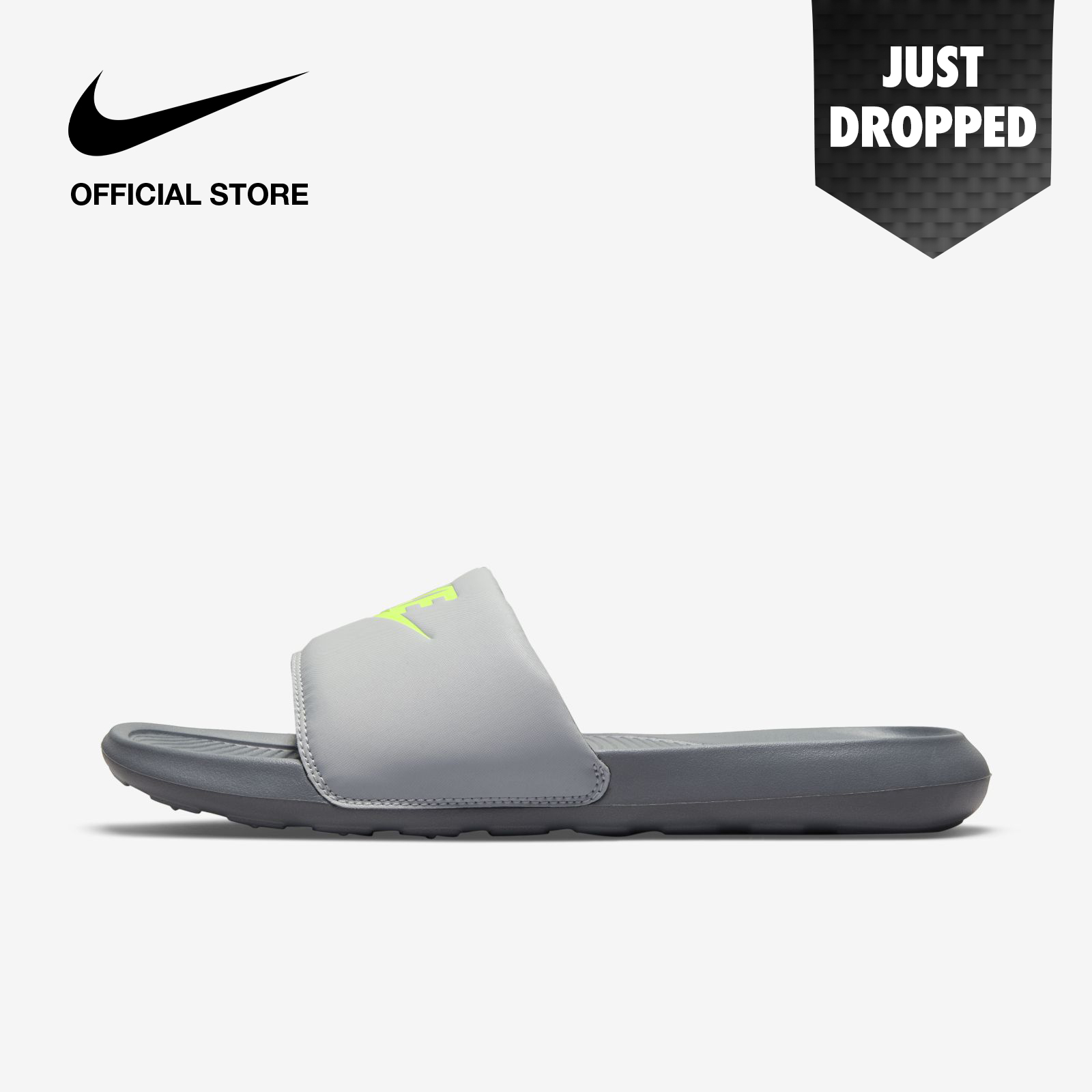 Nike Men's Victori One Slides - Grey 