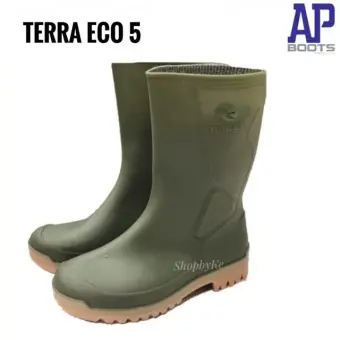 Sepatu Boots Ap Terra Eco 5 Pendek Green Size 37 42 Sepatu Boots Karet Pendek Ap Boots Terlaris Sepatu Boots Merk Ap Lazada Indonesia