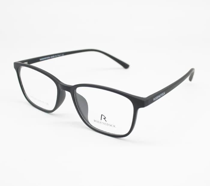 PROMO Frame Kacamata Minus Rodenstock NN 37023 Pria Wanita Hitam Kilap - hitam kilap - iySoCSRh