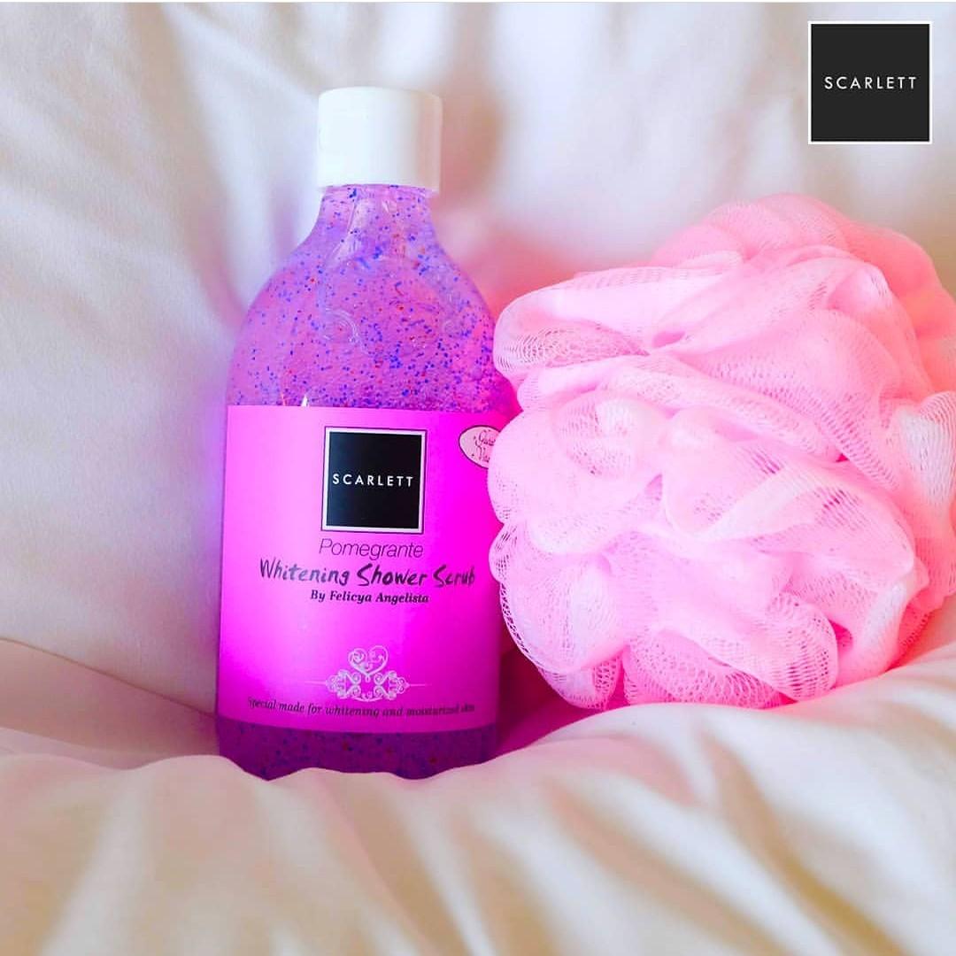Scarlett Whitening Shower Scrub Halal Dan Original (sabun Mandi) Free Spon Mandi_2509 By Deshin_.