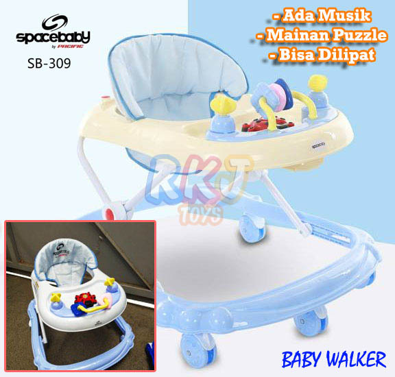 Ada Musik Bisa Dilipat Rkj Mainan Anak Laki Laki Perempuan Alat Bantu Belajar Jalan Bayi Space Baby Walker Sb 309 Lazada Indonesia