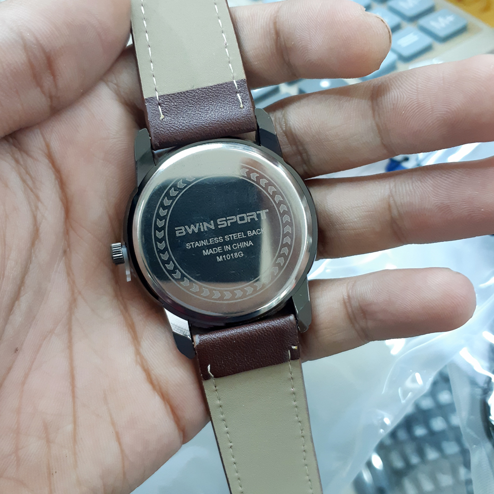 awin sport stainless steel back