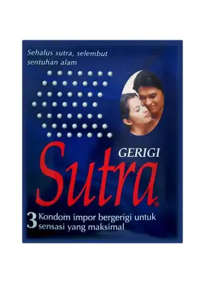 Kondom Sutra Gerigi - 1 pack isi 3 pcs