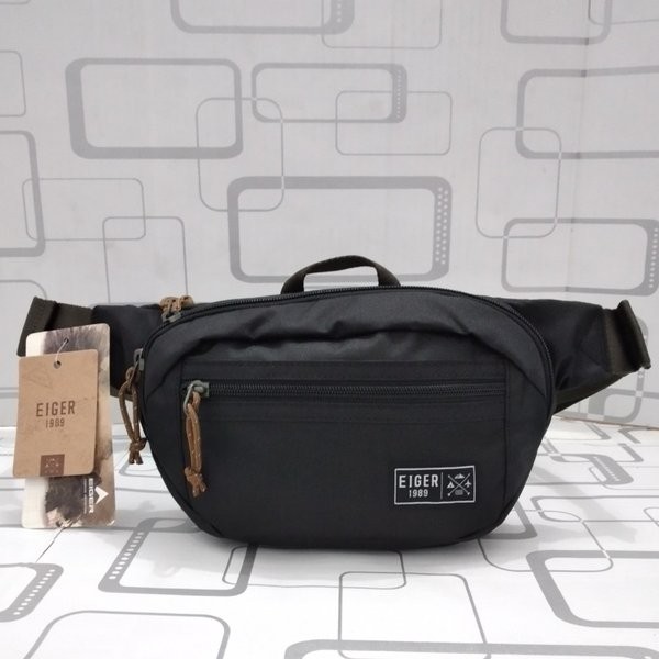 Eiger Tas Pinggang Original Grapnel Waist Bag Hitam Lazada Indonesia