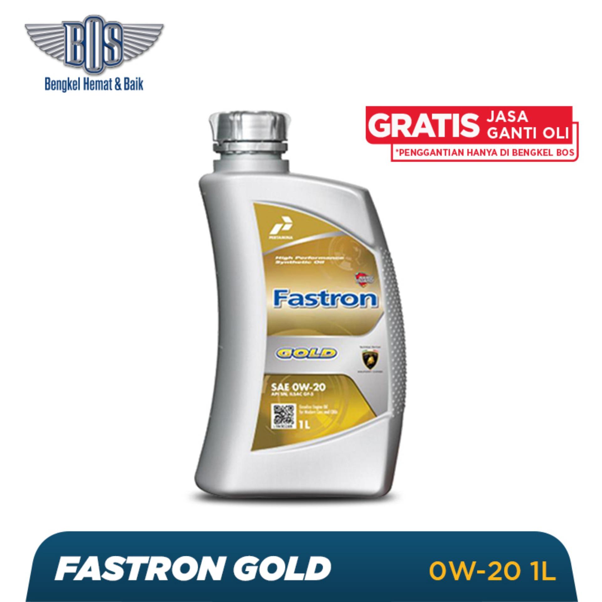 Oli Mobil Fastron Gold - 0W-20 - LITER - Gratis Jasa Ganti Oli dan Check Up Kendaraan