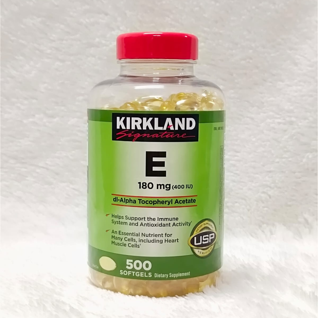 Kirkland Vitamin E 180 mg 400 IU 500 Softgels Lazada Indonesia