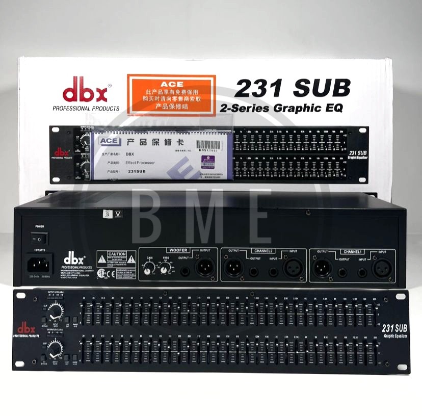 EQUALIZER DBX 231+SUBWOOFER/EQUALISER DBX 231 SUBWOOFER Lazada Indonesia