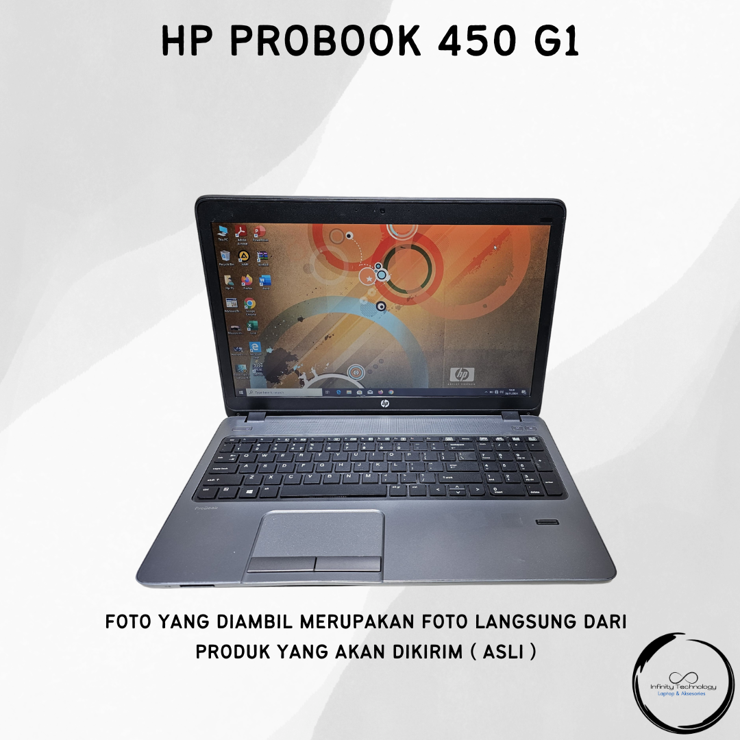 Laptop HP Probook 450 G1 Core i5 Ram Gb Ssd 128 Gb Murah