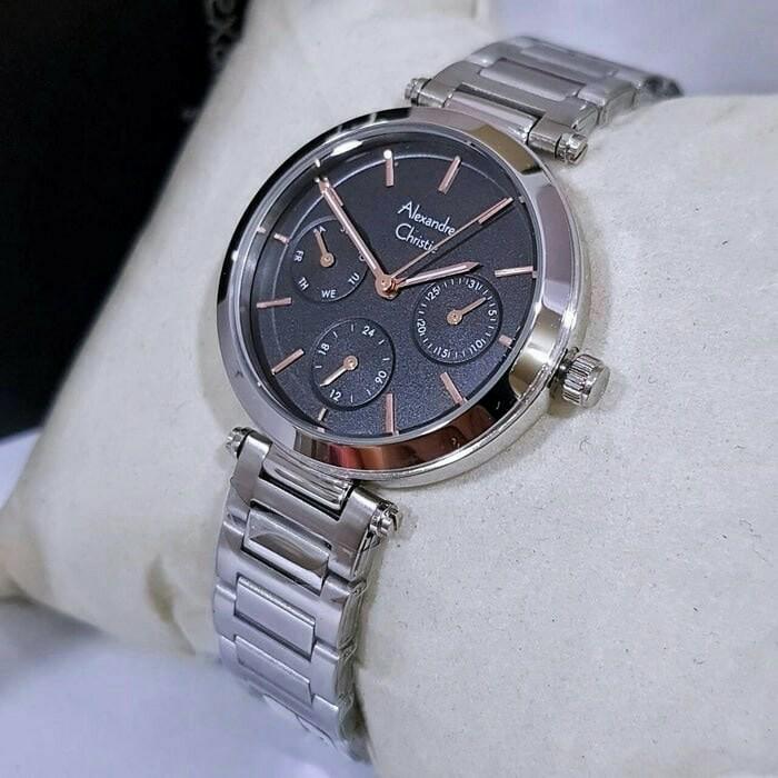 ALEXANDRE CHRISTIE AC 2700 WANITA MULTIFUNGTION SILVER BLACK ORIGINAL