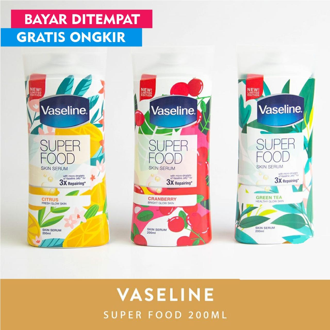 Vaseline Super Food Serum Body Lotion 200ml - Xaiver