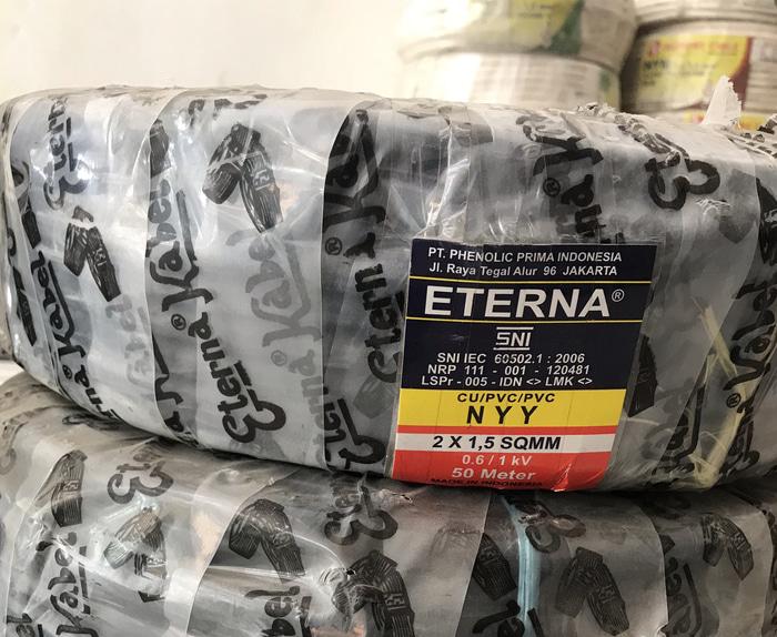 Kabel eterna NYY 2x1.5 50m