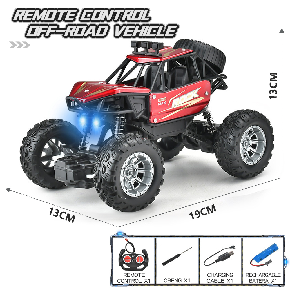 Babycolor Mainan Mobil Remote Control Off Road Climbing Wd Car Rc Rock Dengan Fungsi Semprot