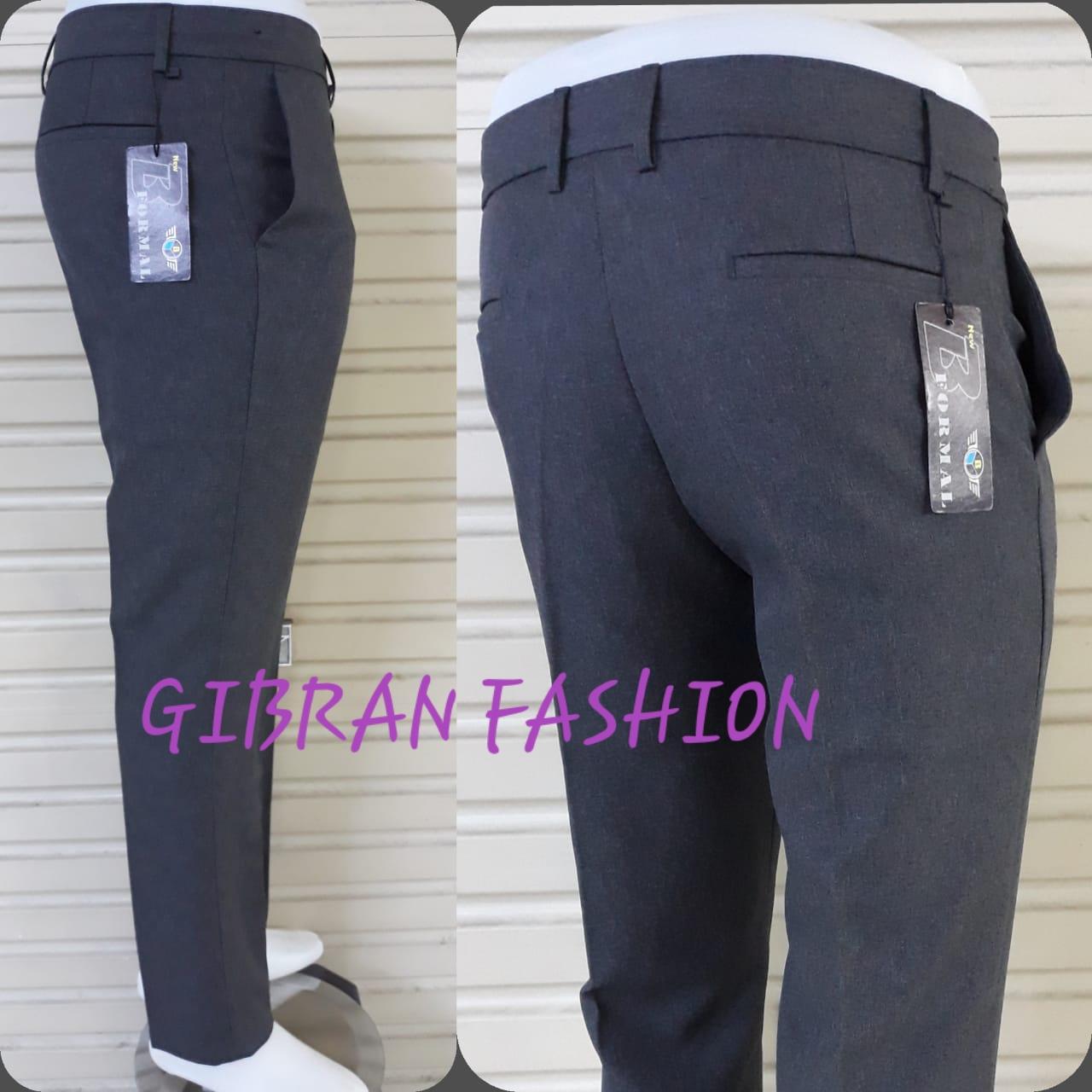 celana panjang pria terbaru formal/kantor model slim fit bahan gabardin bagus murah