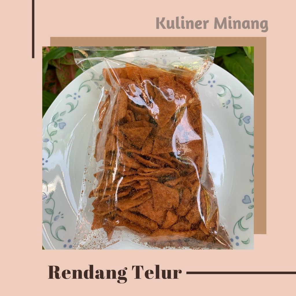 Rendang Telur Oleh Oleh Cemilan Payakumbuh Padang Khas Pariaman Kuliner