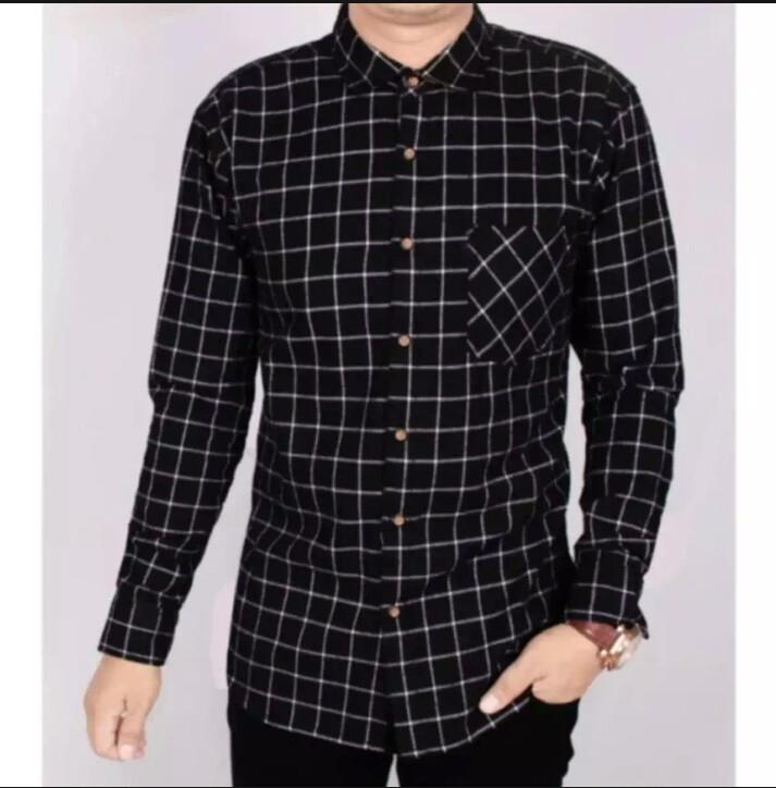 promo Kemeja Flanel Pria Lengan Panjang Kemeja Flannel Cowok Kerja Kantoran Baju Distro Formal Kotak Exclusive Bisa Bayar Di Tempat