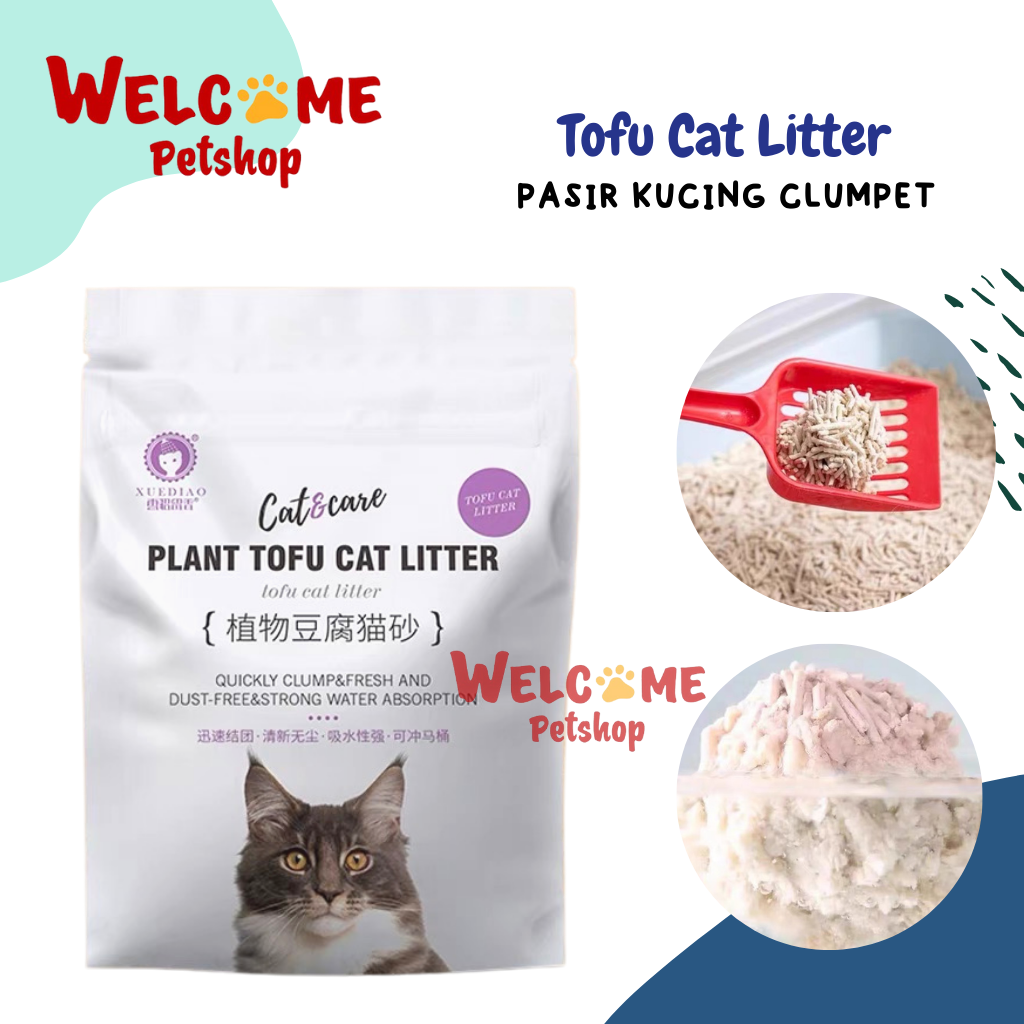 Cat Care Tofu Soya 6L Clump Cat Litter Pasir Kucing Gumpal Clumpet