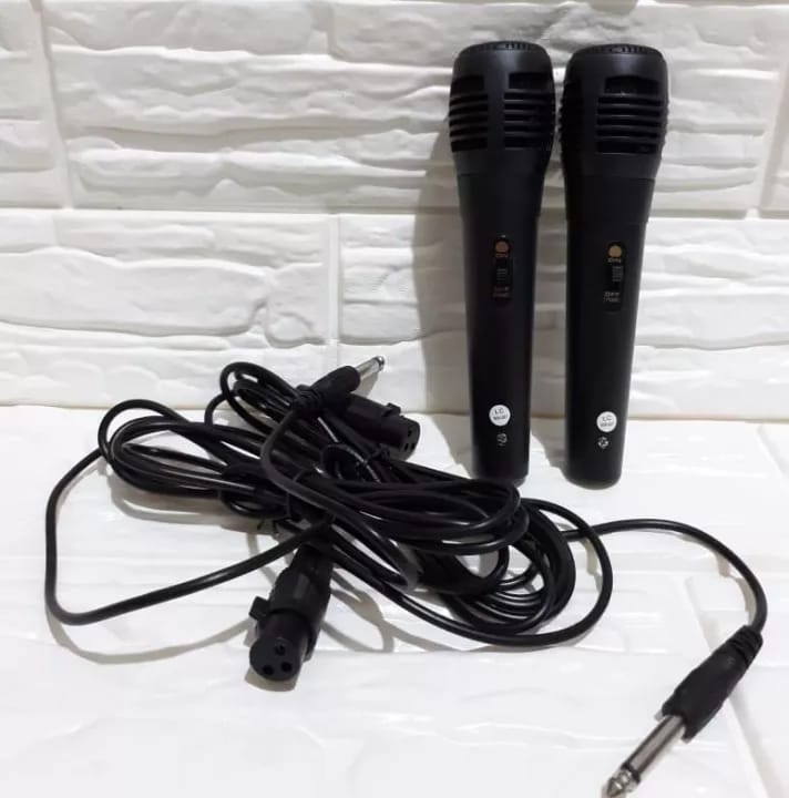 MIC Set Microphone Karaoke Speaker 3.5mm / 6.35mm Mic Karaoke Colokan