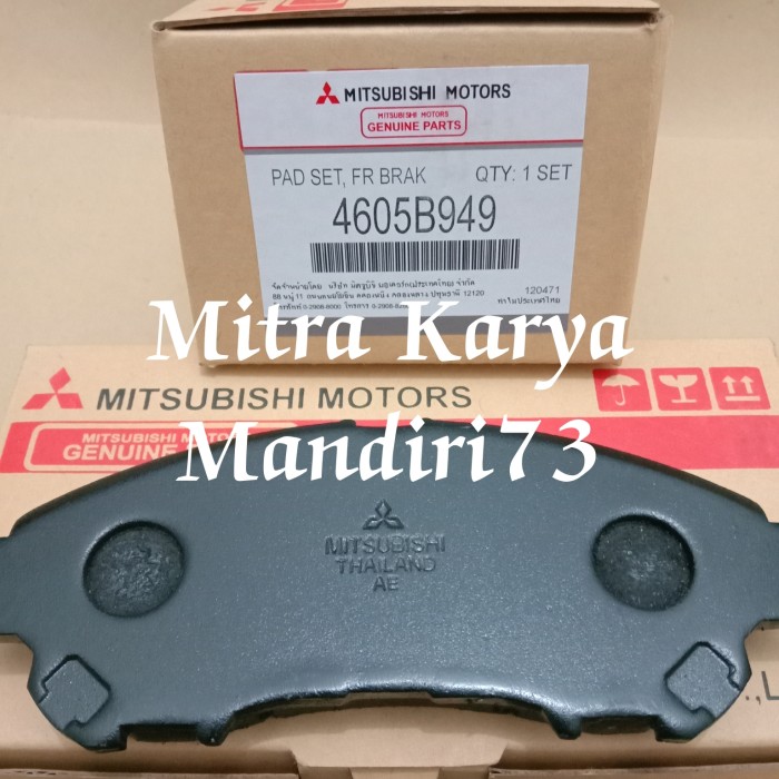 Brake Pad Kampas Rem Depan Mitsubishi Xpander Expander Original Oem Lazada Indonesia