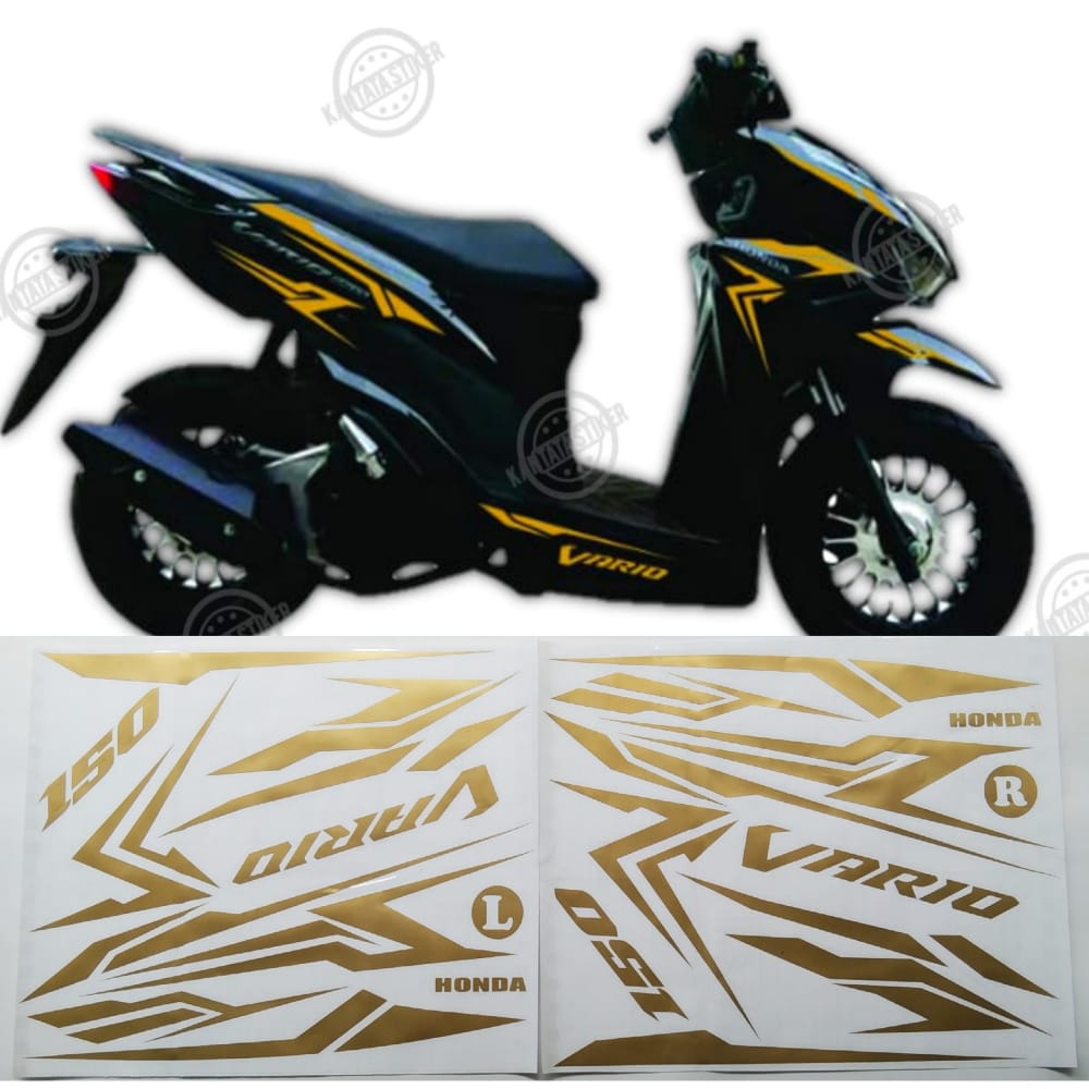 Stiker Striping Sticker Lis Motor Vario Cutting Polet Vario Led New