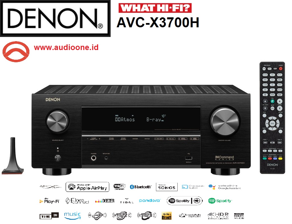 Denon Avc-X3700 h Avc X3700 h 9.2 Ch Av Receiver 8k Dolby Atmos ...