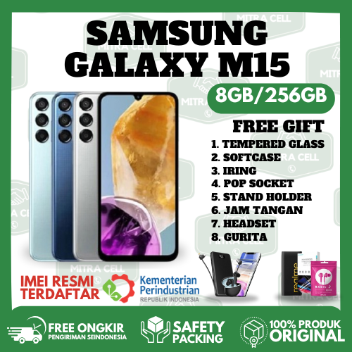 Samsung Galaxy M15 5g 6/128Gb Harga 2,185,000 rupiah*Gratis Ongkir