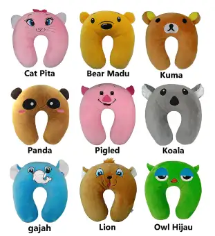 Bless Toys Bantal Leher Karakter Hewan Binatang Lucu Unik Bagus