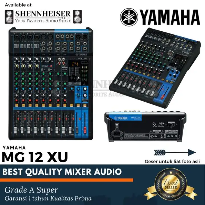 Mixer Yamaha Mg 12 Xu Yamaha Mixer Mg 12xu Lazada Indonesia