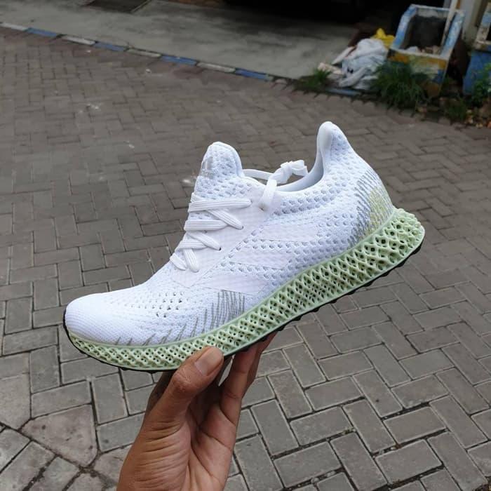 PROMOO!!! Sepatu Sneakers pria Wanita Adidas Futurecraft 4D white green UA versi Tersedia Juga Sepatu casual,sport,slip on,kulit,nike,formal,kickers,adidas