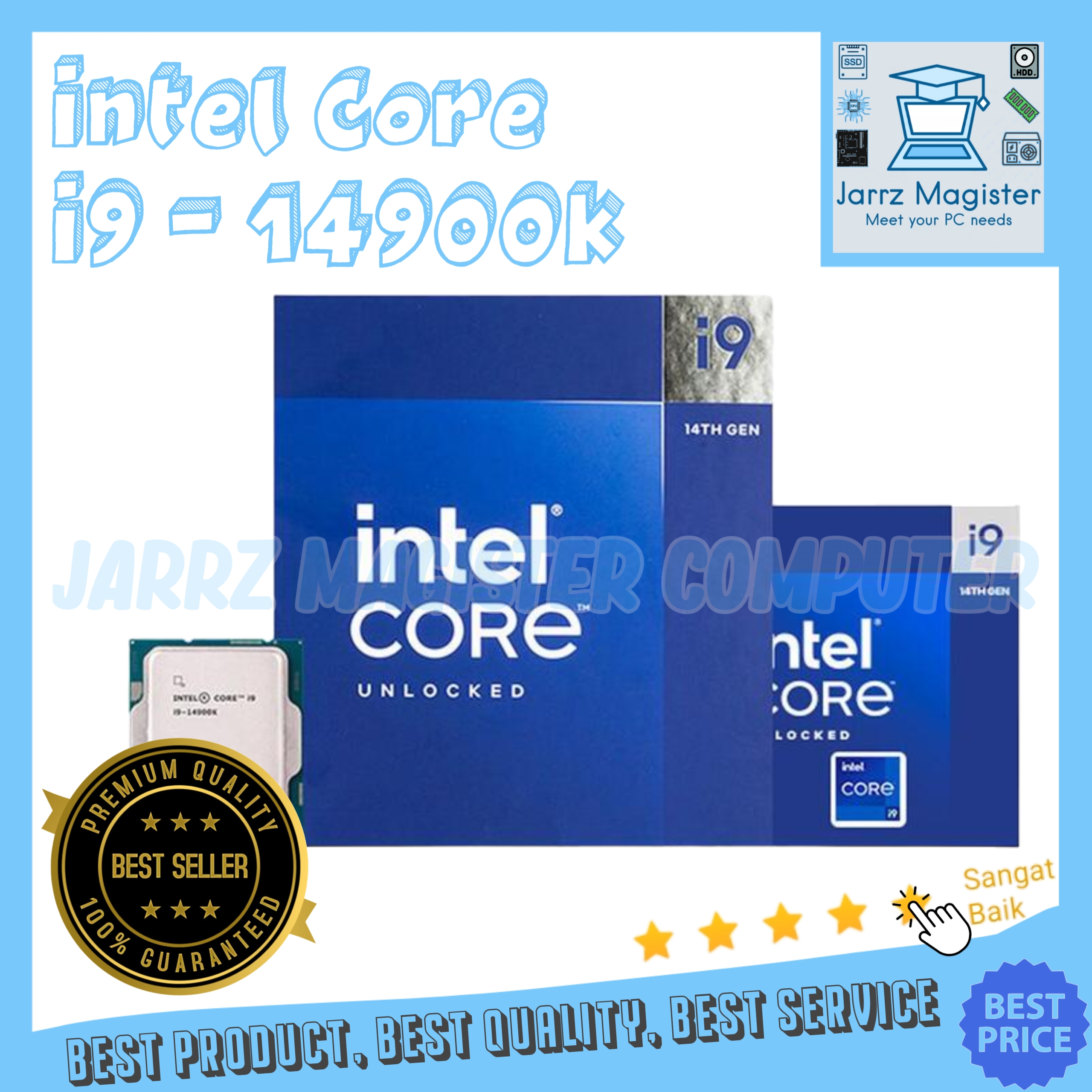 Processore Intel Core I9-14900K LGA 1700 - 24 Core, 6.0 GHz, Per Gaming E Creatività - Foto 2