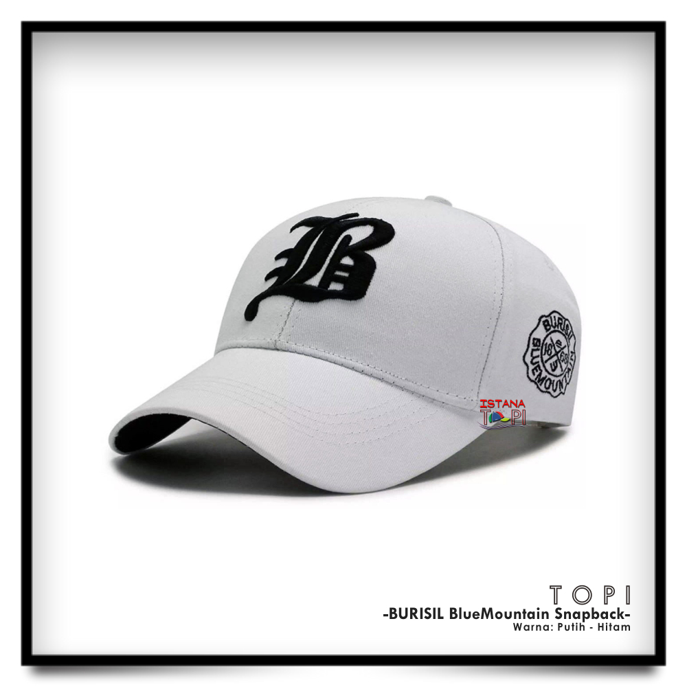 Topi Pria Distro Baseball Burisil Blue 
