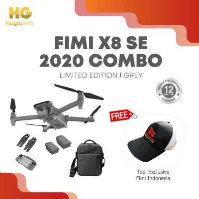 XIAOMI FIMI X8SE 2020 COMBO 2 BATTERY & BAG- LIMITED EDITION GREY