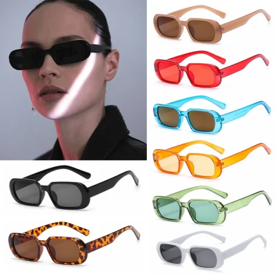 WUXU Fashion Vintage Small Frame SunGlasses Sunglasses for Women Eyewear Retro Oval Sunglasses Shades