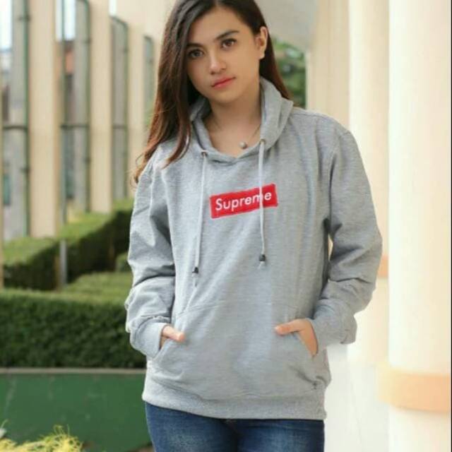 teal supreme hoodie