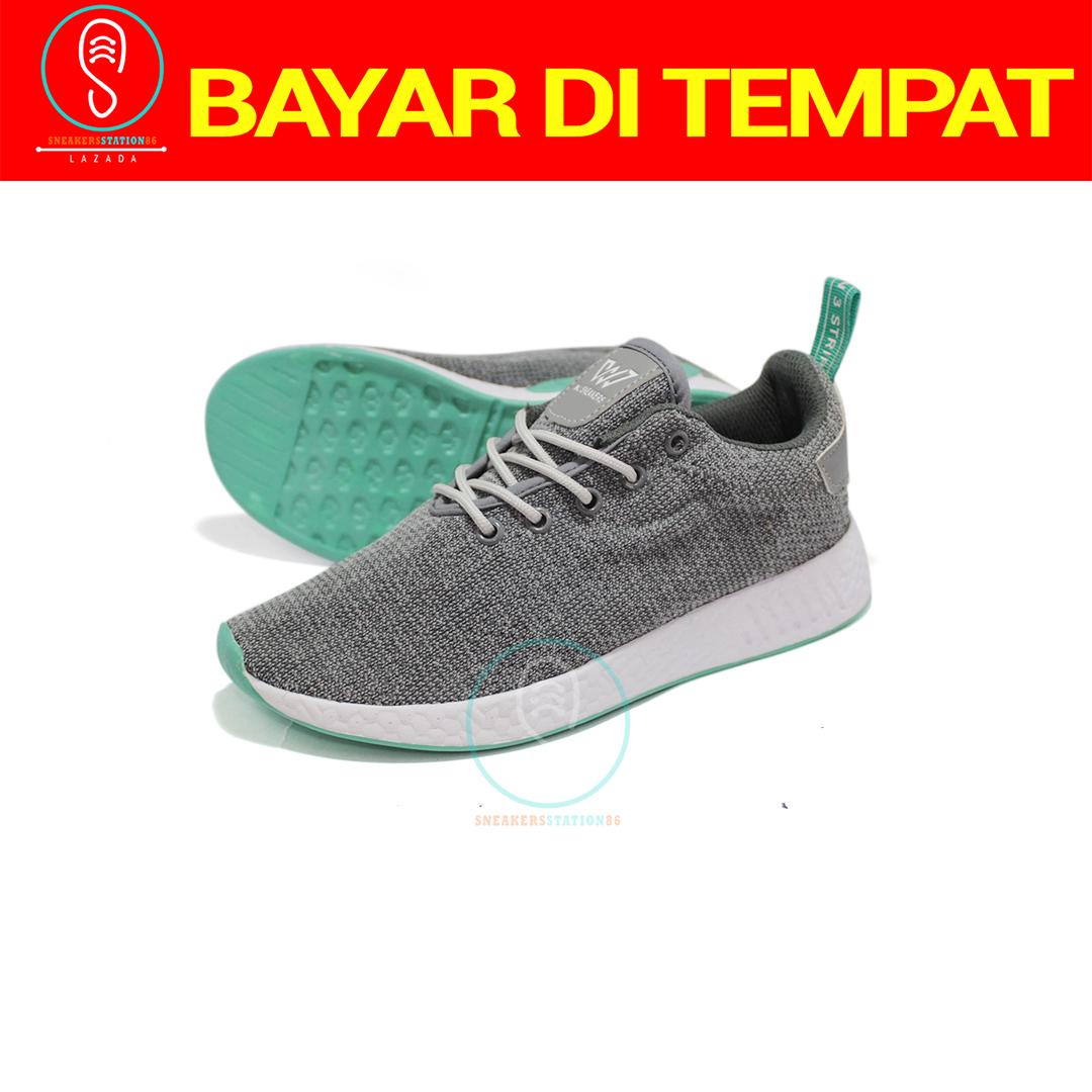 Sepatu Sneakers Terbaru 2019 Warna Abu Hijau Harga Murah | Lazada Indonesia