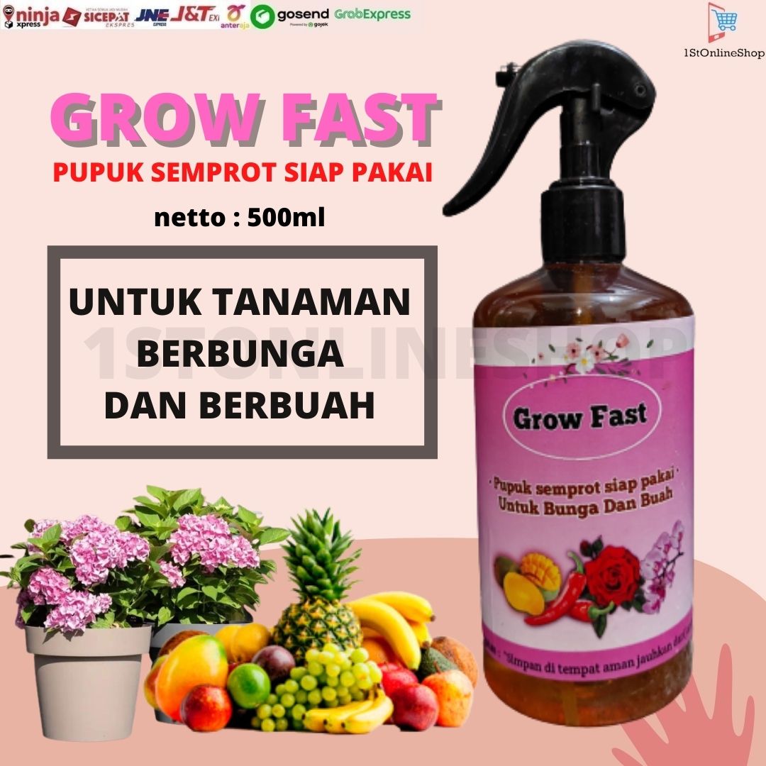 PUPUK SEMPROT SPRAY CAIR SIAP PAKAI UNTUK TANAMAN BUNGA DAN BUAH - GROW ...